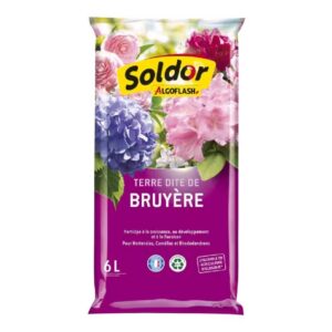 Terre de bruyère véritable 50 L X8 - Terreau Tonusol