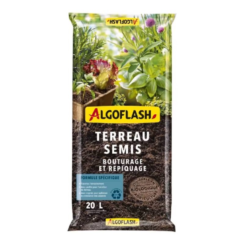 algoflash terreau semis 20l