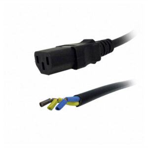 cable iec femelle noir denude