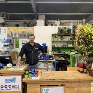christian kelhetter dans la jardinerie auxine a colmar