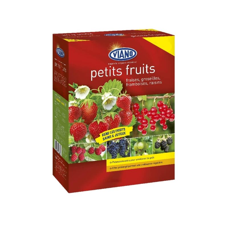 engrais petits fruits et fraisiers viano