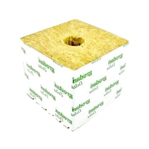 Cube laine de roche 150 mm - trou 35 mm