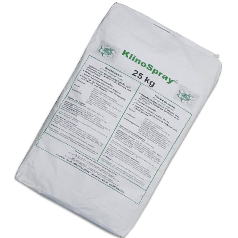 klinospray zéolithe clinoptilolite 25 kg