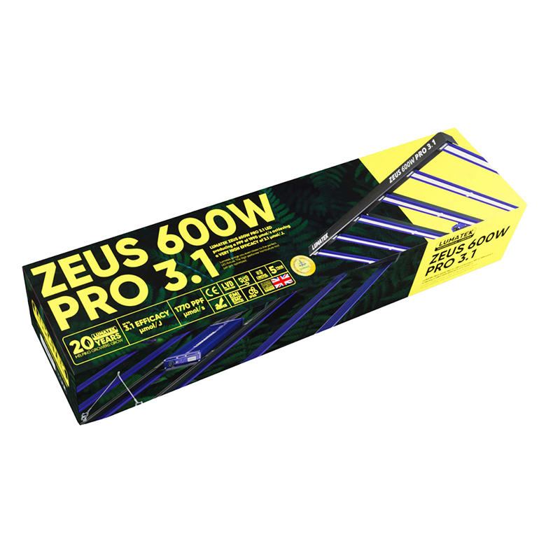 lumatek zeus 600w pro 3 1 barres led horticoles pleine croissance 5