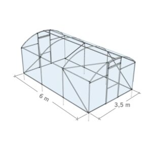 petite serre de jardin 18 m2 600x350cm