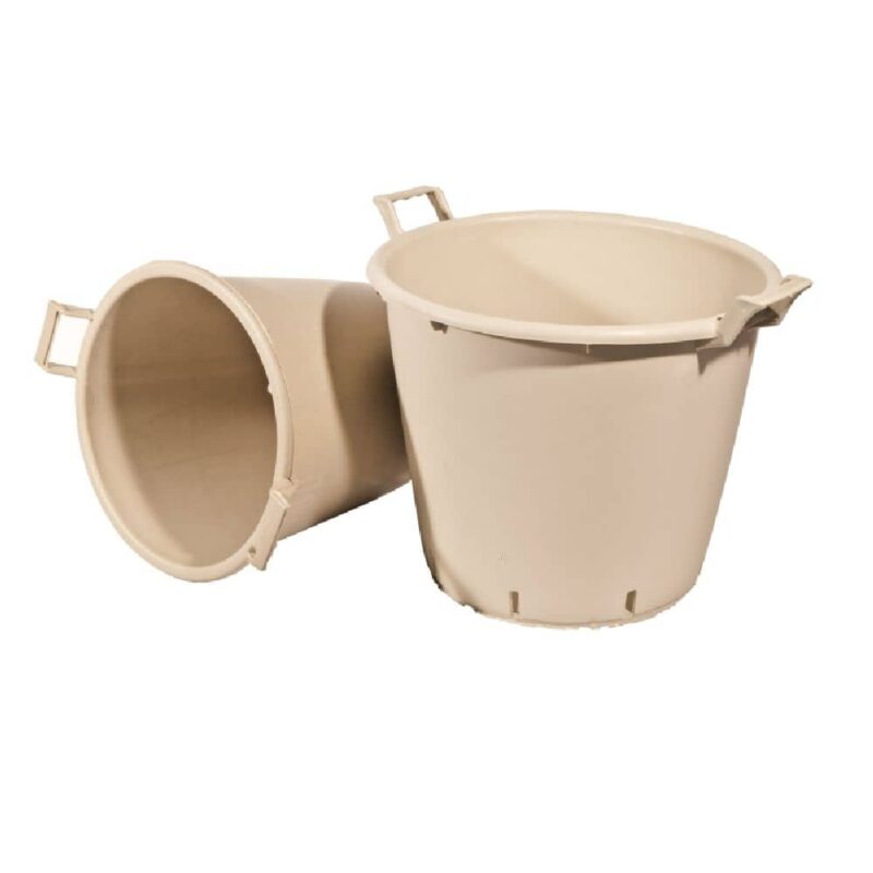pot 50l rond blanc