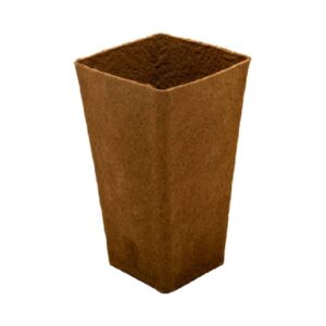 pot biodegradable en fibre de bois carre xcm fertil n hc