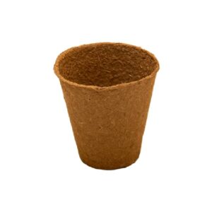 pot rond biodegradable en fibre de bois fertil .C xcm