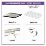 secret jardin chambre de culture dp120 dark propagator accessoires inclus
