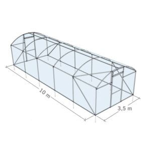serre à tomate professionnelle 1000x350cm